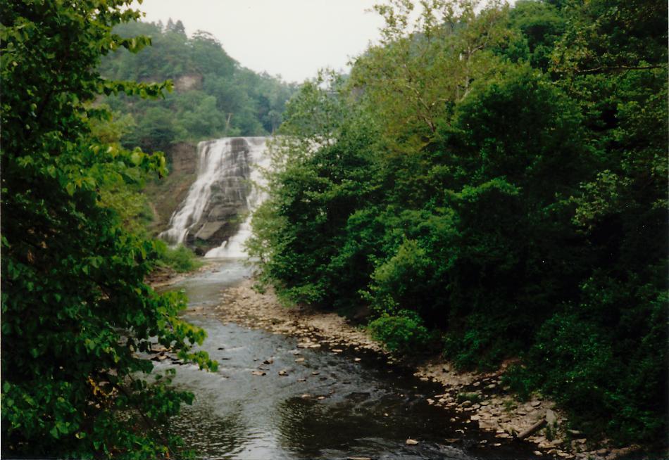 Ithaca Falls in Ithaca, New York