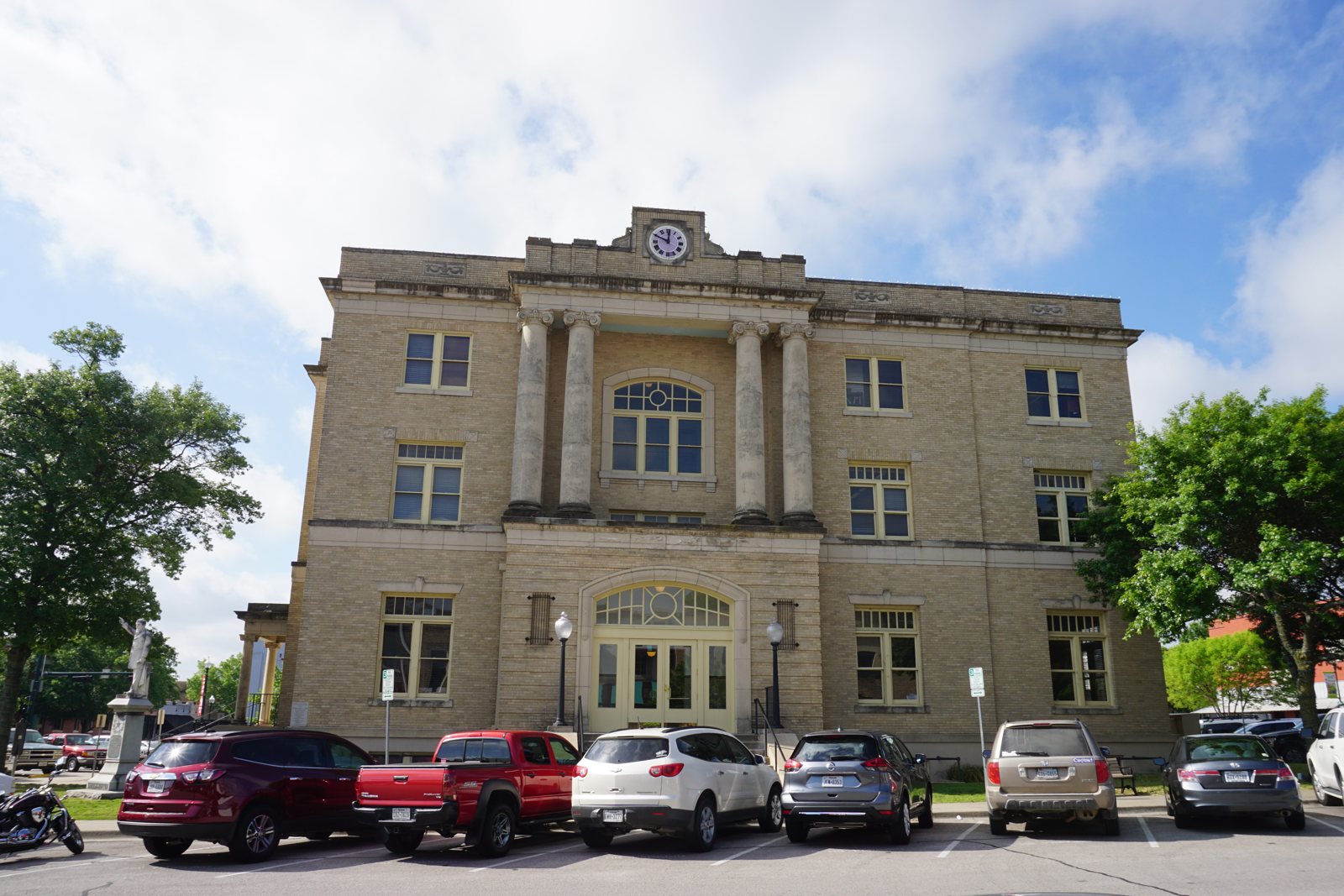 Historic Collin County Courthouse in downtown McKinney, Texas