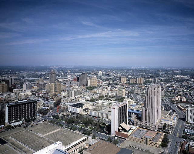 San Antonio skyline photographed by Carol M. Highsmith in 2005